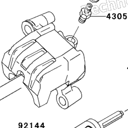2006 Kawasaki NINJA ZX-6R (ZX636C6F) Rear Brake | Babbitts