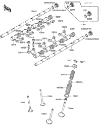 1985 Kawasaki Ninja (ZX900-A2) Rocker Arms/Valves