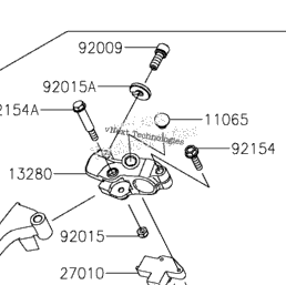 2024 Kawasaki Ninja 500 (EX500GRFNN) Handlebar | Babbitts Kawasaki