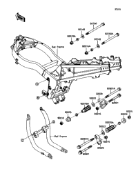 1992 Kawasaki ZX-11 (ZX1100-C3) Frame Fitting | Holzhauers