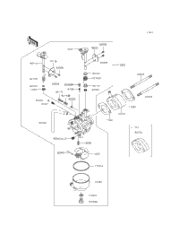 2016 Kawasaki MULE 610 4X4 XC (KAF400FGF) Carburetor | Babbitts