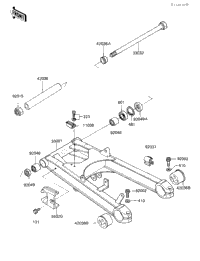 aka.ygmページ Kawasaki Motorcycle 1984 OEM Parts Diagram for Carburetor
