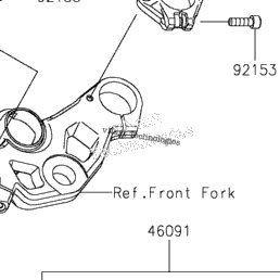 2023 Kawasaki Ninja 400 ABS (EX400GPFBN) Handlebar | Babbitts