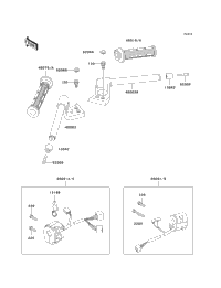 1998 Kawasaki NINJA ZX-11 (ZX1100-D6) Handlebar | Babbitts