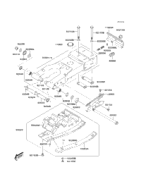ARMページ Powersports Kawasaki - ZX636 (NINJA ZX6R) 2004 - Swingarm