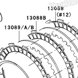 2004 Kawasaki NINJA ZX-12R (ZX1200-B3) Clutch | Babbitts Kawasaki