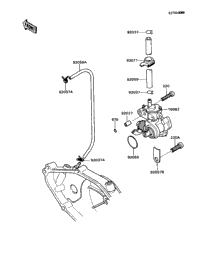 1989 Kawasaki KD80X (KD80-N2) Oil Pump | Babbitts Kawasaki Parts House