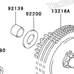 2006 Kawasaki KFX400 (KSF400A6F) Starter Clutch | Babbitts