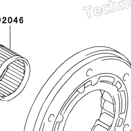 2006 Kawasaki KFX400 (KSF400A6F) Starter Clutch | Babbitts