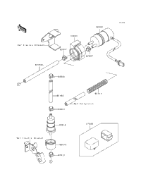 1991 Kawasaki NINJA ZX-7 (ZX750-J1) Fuel Pump | Babbitts Kawasaki