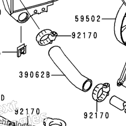 1994 Kawasaki NINJA ZX-9R (ZX900-B1) Radiator | Babbitts Kawasaki