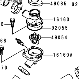 fjwr出品ページ 1994 Kawasaki NINJA ZX-9R (ZX900-B1) Radiator | Babbitts Kawasaki