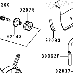 1994 Kawasaki NINJA ZX-9R (ZX900-B1) Radiator | Babbitts Kawasaki