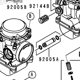 2000 Kawasaki ZRX1100 (ZR1100-C4) Carburetor | Babbitts Kawasaki