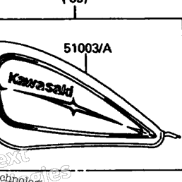 1986 Kawasaki 454LTD (EN450-A2) Fuel Tank | Babbitts Kawasaki