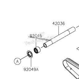 2024 Kawasaki Ninja ZX-4RR (ZX400SRFNN) Swingarm(Srfnn) | Babbitts