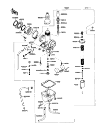 1988 Kawasaki BAYOU 220 (KLF220-A1) Carburetor | Babbitts