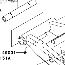 2003 Kawasaki NINJA ZX-6R (ZX636-B1) Swingarm | Babbitts Kawasaki