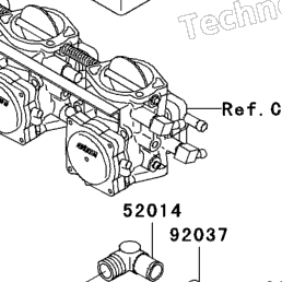 アサライム中身 1996 Kawasaki JET SKI 1100 ZXI (JH1100-A1) Flame Arrester