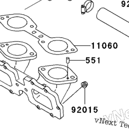 1996 Kawasaki JET SKI 1100 ZXI (JH1100-A1) Flame Arrester