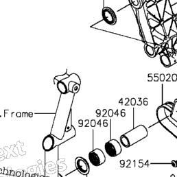 2016 Kawasaki NINJA H2 (ZX1000NGF) Swingarm | Babbitts Kawasaki