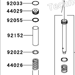 2012 Kawasaki NINJA 250R (EX250JCFA) Front Fork | Babbitts