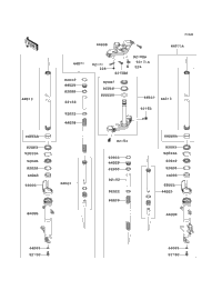 2012 Kawasaki NINJA 250R (EX250JCFA) Front Fork | Babbitts