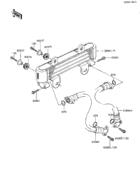 coozページ Kawasaki Motorcycle 1983 OEM Parts Diagram for Ignition