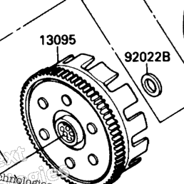 1988 Kawasaki BAYOU 220 (KLF220-A1) Clutch | Babbitts Kawasaki