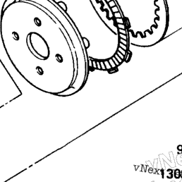 1988 Kawasaki BAYOU 220 (KLF220-A1) Clutch | Babbitts Kawasaki