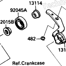 1988 Kawasaki BAYOU 220 (KLF220-A1) Clutch | Babbitts Kawasaki