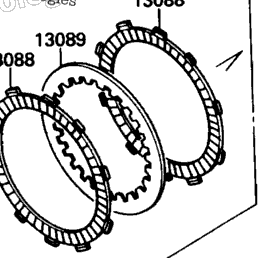 1988 Kawasaki BAYOU 220 (KLF220-A1) Clutch | Babbitts Kawasaki