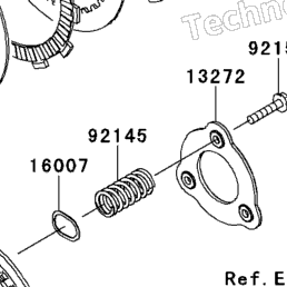 2013 Kawasaki NINJA 300 (EX300ADF) Clutch | Babbitts Kawasaki