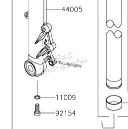 2021 Kawasaki Z650 ABS (ER650KMFAL) Front Fork | Babbitts Kawasaki