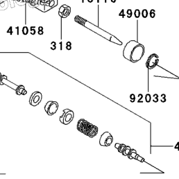 2007 & Prior Kawasaki MULE 2510 (KAF620-A5) Master Cylinder