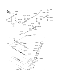 2007 & Prior Kawasaki MULE 2510 (KAF620-A5) Master Cylinder