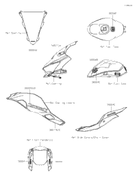 2023 Kawasaki Ninja ZX-4RR (ZX400SPFNL) Decals(Srfan/Srfal) | MRCycles