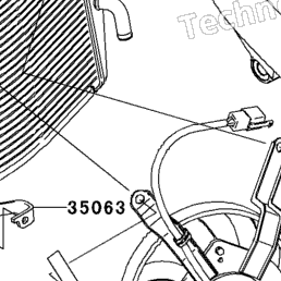 2006 Kawasaki NINJA ZX-6R (ZX636D6F) Radiator | Babbitts Kawasaki