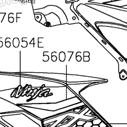 2020 Kawasaki Ninja ZX-6R ABS KRT Edition (ZX636GLFA) Decals(Green