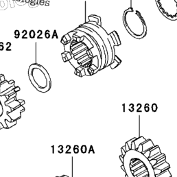 2009 Kawasaki TERYX 750 4X4 SPORT (KRF750L9F) Transmission