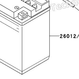 SigmasTek Replacement Battery For Kawasaki KLF250-A Bayou (2003-2005) – 12V, SLA, AGM, Maintenance-Free