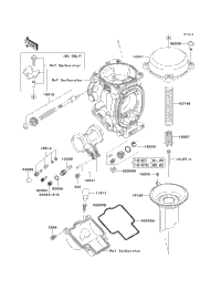 2002 Kawasaki ZZR1200 (ZX1200-C1) Carburetor Parts | Babbitts