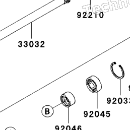 2006 Kawasaki NINJA ZX-10R (ZX1000D6F) Swingarm | Babbitts