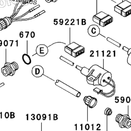 1996 Kawasaki JET SKI 1100 ZXI (JH1100-A1) Ignition System