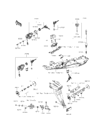 その他 JJ Kawasaki Motorcycle 1993 OEM Parts Diagram for Ignition