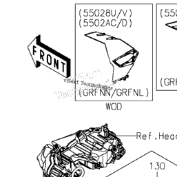 2024 Kawasaki Ninja 500 (EX500GRFAL) Cowling Lowers | Babbitts