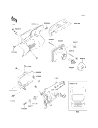 2000 Kawasaki SUPER SHERPA (KL250-G4) Headlight(S) | Babbitts