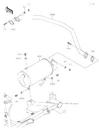 2019 Kawasaki MULE SX (KAF400HKF) Muffler(S) | Babbitts Kawasaki
