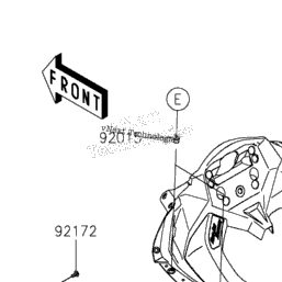2024 Kawasaki Ninja ZX-4R ABS (ZX400PRFNL) Fuel Tank | Babbitts