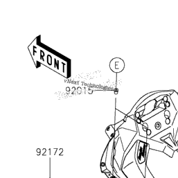 2024 Kawasaki Ninja ZX-4R ABS (ZX400PRFNL) Fuel Tank | Babbitts